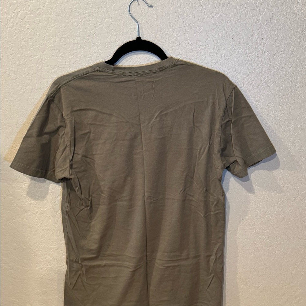 Geometric Pattern Short Sleeve Tee - Brown - Picture 3 of 3